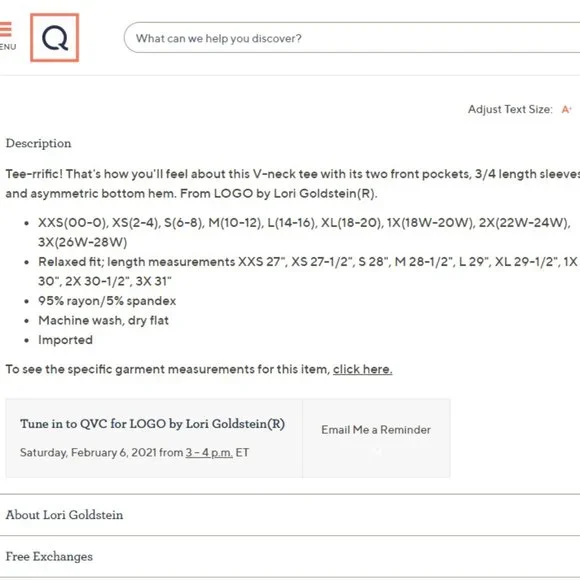 LOGO by Lori Goldstein V-neck Asymetrical Lagenlook Pocket Tees NWOT! - 3 pc, XS - Picture 15 of 16